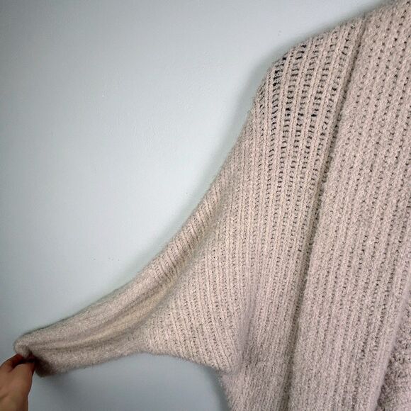 Sleeping on Snow Anthropologie Open Front Cardigan Sweater Merino Wool Alpaca M - Picture 6 of 15
